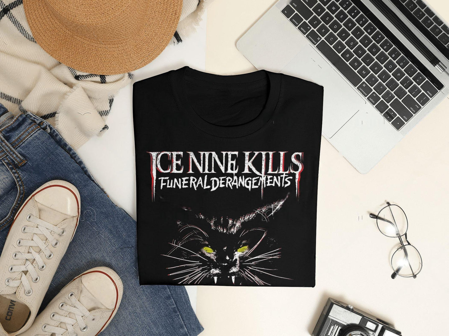 INK | Ice Nine Kills T-Shirt – Unique Rock/Metal Band Artwork Tee | Music-Inspired Graphic Shirt
